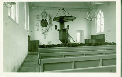 AAG-8 Aagtekerke, Interieur Ned. Herv. Kerk. Interieur van de Nederlandse Hervormde kerk aan het Dorpsplein te Aagtekerke