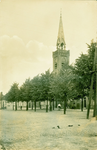 ARN-1 Arnemuiden, Marktplein. Het Marktplein met de Nederlandse Hervormde kerk te Arnemuiden