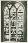 BIE-P-7 Willem Beukels, Biervliet, Ned. Herv. Kerk. Het gebrandschilderde raam in Nederlandse Hervormde kerk aan de ...