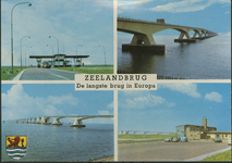BRG-P-15 Zeelandbrug De langste brug in Europa. Vier impressies van de Zeelandbrug
