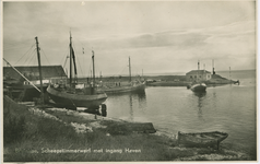 BRU-P-94 Bruinisse, Scheepstimmerwerf met ingang Haven. Scheepstimmerwerf met ingang van de haven te Bruinisse