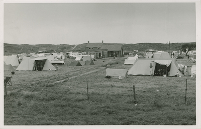 CAD-220 Cadzand, Kamp Welgelegen. Camping Welgelegen aan de Vlamingpolderweg te Cadzand