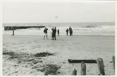 CAD-273 Cadzand, Zeegezicht. Het strand te Cadzand