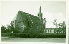 GAP-1 Gapinge, Ned. Herv. Kerk. De Nederlandse Hervormde kerk aan de Dorpsstraat te Gapinge