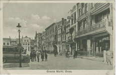 GOE-P-79 Groote Markt. Goes. De Grote Markt te Goes