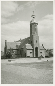 GRP-1 's-Gravenpolder, Ned. Herv. Kerk. De Nederlandse Hervormde kerk aan de 's-Gravenstraat te 's-Gravenpolder