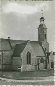 GRP-P-3 's Gravenpolder, Ned. Herv. Kerk. De Nederlandse Hervormde kerk aan de 's-Gravenstraat te 's-Gravenpolder