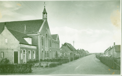 GRY-7 Grijpskerke, Geref. Kerk. De voormalige Gereformeerde kerk aan het Booneswegje (thans Jacob Catsstraat) te Grijpskerke