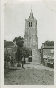 HAB-9 Toren. 's Heer-Abtskerke. De toren van de Nederlandse Hervormde kerk te 's-Heer Abtskerke