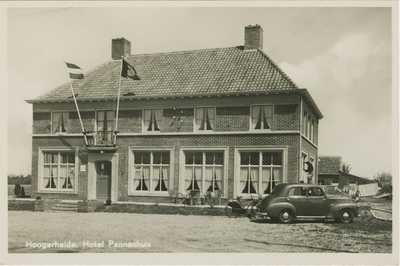 HGH-P-40 Hoogerheide, Hotel Pannenhuis. Hotel Het Pannenhuis aan de Antwerpsestraatweg te Hoogerheide