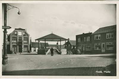HOK-P-15 Hoek, Markt. De Markt (thans Oud Vlissingen en Noordstraat) te Hoek
