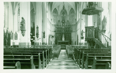 HOO-5 Hoofdplaat, Interieur RK Kerk. Interieur van de Rooms-katholieke kerk Heilige Eligius aan de Kersenlaan te Hoofdplaat
