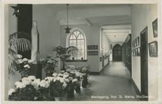 HUY-P-25 Mariagang. Inst. St. Marie, Huijbergen. De Mariagang van Instituut Sainte Marie aan de Staartsestraat te Huijbergen