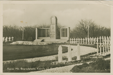KAP-P-26 Franse Mil. Begraafplaats, Kapelle (Z. Bev.). De Franse Militaire Begraafplaats aan de Goessestraatweg te Kapelle