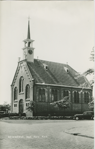 KER-P-2 Kerkwerve, Ned. Herv. Kerk. De Nederlandse Hervormde kerk aan de Weelweg te Kerkwerve