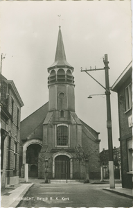 KOE-P-3 Koewacht, België R.K. Kerk. De Rooms-katholieke kerk aan de Kerkstraat te Koewacht (België)