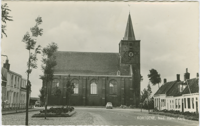 KOR-P-5 Kortgene, Ned. Herv. Kerk. De Nederlandse Hervormde kerk aan de Kerkgang te Kortgene