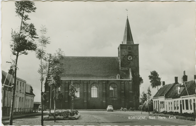 KOR-P-6 Kortgene, Ned. Herv. Kerk. De Nederlandse Hervormde kerk te Kortgene