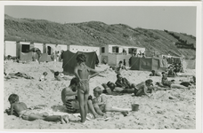 KOU-262 Koudekerke Strand en duinen. Het strand bij Koudekerke