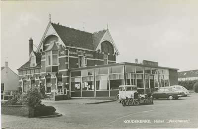 KOU-P-22 Koudekerke, Hotel Walcheren . Hotel Walcheren aan de Brouwerijstraat te Koudekerke