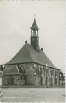 KOU-P-7 Koudekerke, Ned. Herv. Kerk. De Nederlandse Hervormde kerk aan het Dorpsplein te Koudekerke