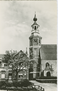 KTD-P-6 Kattendijke, Ned. Herv. Kerk. De Nederlandse Hervormde kerk aan de Dorpsstraat te Kattendijke