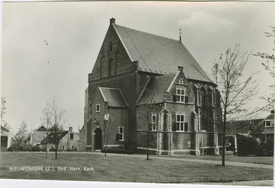NWD-P-6 Nieuwerkerk (Z.), Ned. Herv. Kerk. De Nederlandse Hervormde kerk aan het Kerkplein te Nieuwerkerk