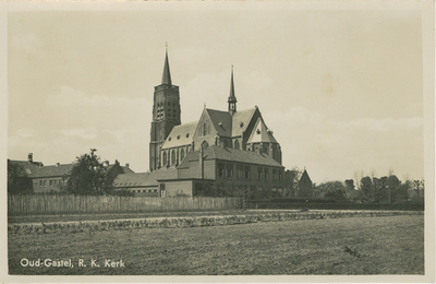 OGT-P-1 Oud-Gastel, R.K. Kerk. De Rooms-katholieke H. Laurentius kerk te Oud Gastel