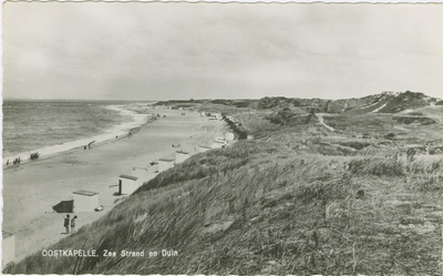 OKP-P-67 Oostkapelle, Zee Strand en Duin. Het strand en de duinen bij Oostkapelle