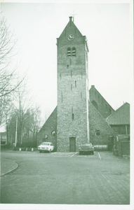 OTL-7 Oosterland, Toren Ned. Herv. Kerk. De Toren van de Nederlandse Hervormde kerk te Oosterland