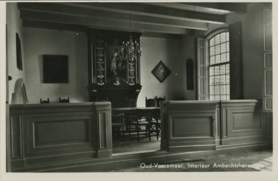 OVM-P-16 Oud-Vossemeer, Interieur Ambachtsherenhuis. Interieur van het Ambachtsherenhuis (gemeentehuis) aan de ...
