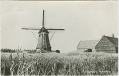 OVZ-P-20 Ovezande, Molenweg. Molen De Blazekop aan de Molenweg te Ovezande