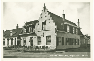 REN-P-25 Renesse, Hotel Het Wapen van Zeeland . Hotel Het Wapen van Zeeland aan de Korte Reke te Renesse