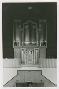 RIB-8 Rilland-Bath, Orgel Ned. Herv. Kerk. Het orgel in de Nederlandse Hervormde kerk te Rilland-Bath