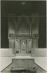 RIB-P-10 Rilland, Orgel N.H. Kerk. Het orgel in de Nederlandse Hervormde kerk aan de Bathseweg te Rilland-Bath