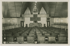 RIB-P-8 Rilland, Interieur Ned. Herv. Kerk. Interieur van de Nederlandse Hervormde kerk aan de Bathseweg te Rilland-Bath