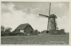 SDK-P-5 Schoondijke, De Molen. De Hulster's Molen aan de Lange Heerenstraat te Schoondijke