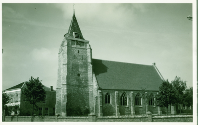 SKW-2 Serooskerke (W.), Ned. Herv. Kerk. De Nederlandse Hervormde kerk aan de Noordweg te Serooskerke (Walcheren)