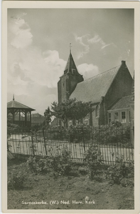 SKW-P-2 Serooskerke, (W.) Ned. Herv. Kerk. De Nederlandse Hervormde kerk aan de Noordweg te Serooskerke (Walcheren)