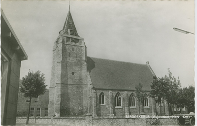 SKW-P-6 Serooskerke (W.), Ned. Herv Kerk. De Nederlandse Hervormde kerk aan de Noordweg te Serooskerke (Walcheren)