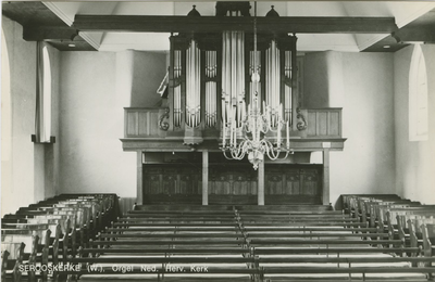SKW-P-8 Serooskerke (W.), Orgel Ned. Herv. Kerk. Het orgel in de Nederlandse Hervormde kerk aan de Noordweg te ...
