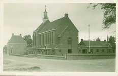 SLU-4 Sluis, Ned. Herv. Kerk. De Nederlandse Hervormde kerk aan de Hoogstraat te Sluis (gesloopt in 1998)