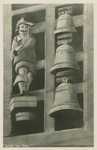 SLU-P-7 Jantje van Sluis. Het beeld van Jantje van Sluis in de toren van het Belfort aan de Groote Markt te Sluis