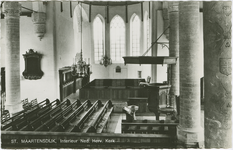 SMD-P-10 St. Maartensdijk, Interieur Ned. Herv. Kerk. Interieur van de Nederlandse Hervormde kerk aan de Hazenstraat te ...