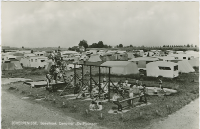 SRP-P-49 Scherpenisse, Speelhoek Camping De Pluimpot . Speelhoek van camping De Pluimpot aan de Geertruidaweg te Scherpenisse