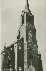 STO-P-1 Stoppeldijk, R.K. Kerk. De Rooms-katholieke kerk aan het Rapenburg te Stoppeldijk