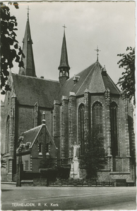 TRH-P-2 Terheijden, R.K. Kerk. De Rooms-katholieke kerk aan de Marktstraat te Terheijden