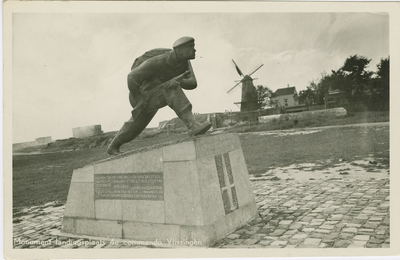 VLI-P-19 Monument landingsplaats 4e commando Vlissingen. Het Nationaal Monument voor de 4e Commando Brigade aan de ...