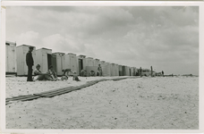 VRO-157 Vrouwenpolder, Strandhuisjes. Strandhuisjes bij Vrouwenpolder