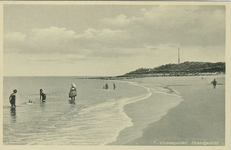 VRO-P-173 Vrouwenpolder, Strandgezicht. Strandgezicht bij Vrouwenpolder